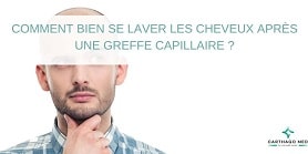 se laver les cheveux après une greffe de cheveux-min