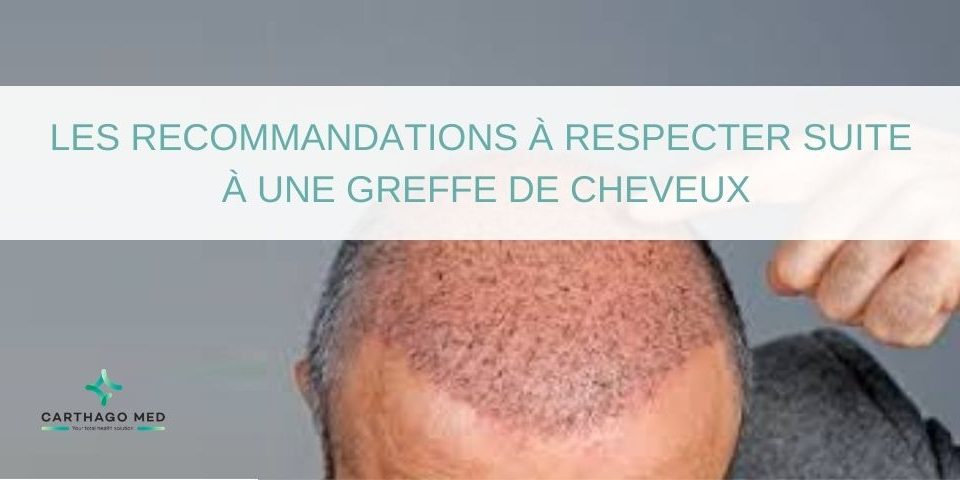 Après greffe de cheveux