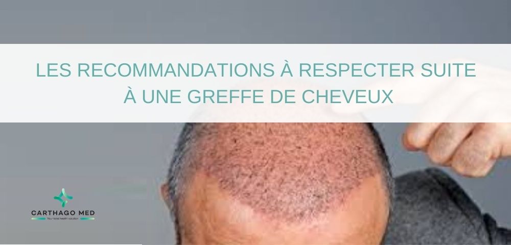 Après greffe de cheveux