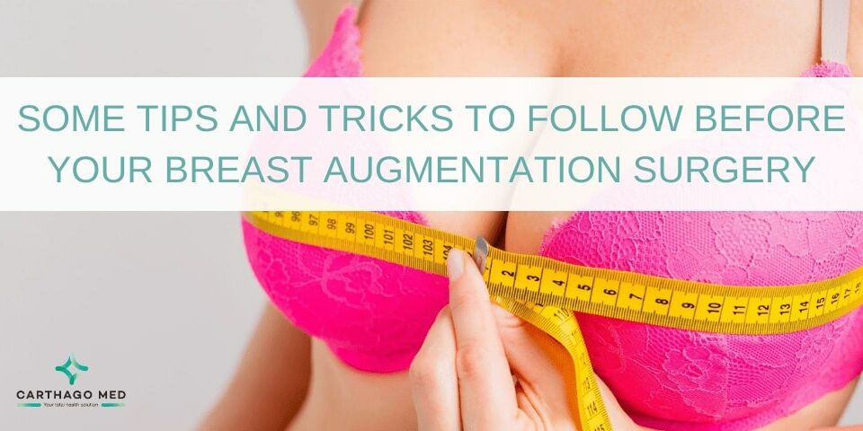 Breast augmentation surgery